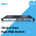 400W ieee802.3af 10/100Mbps 16ch poe switch for ip camera